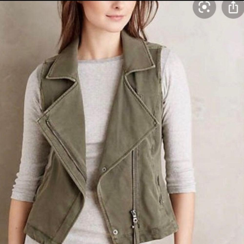 Anthropologie Marrakech Moto Vest Size S